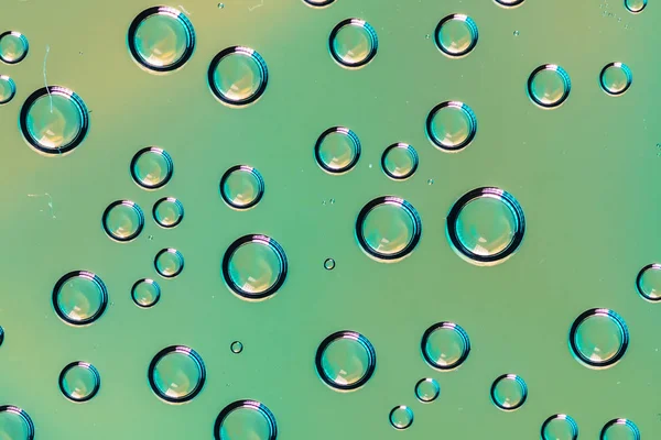 Małych Mikro Wody Spada Szkło Tekstura Makro — Zdjęcie stockowe