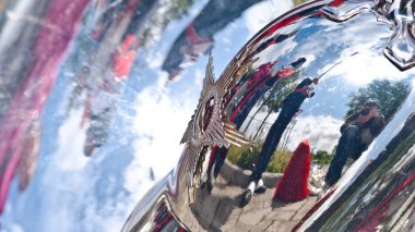 Çeşitli aletler ve windband bir müzik grubu ayrıntıları