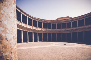 Sütunlu avlunun, Palace, v., Alhambra g