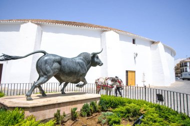 Bullring Ronda şehir içinde dış