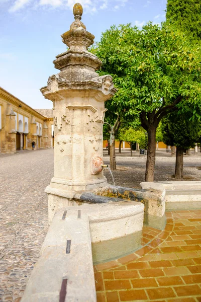 Patio con fuente en la Mezquita Catedral, Córdoba, España — Foto de Stock