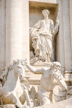 Roma anıt - Trevi Çeşmesi (Fontana di Trevi).