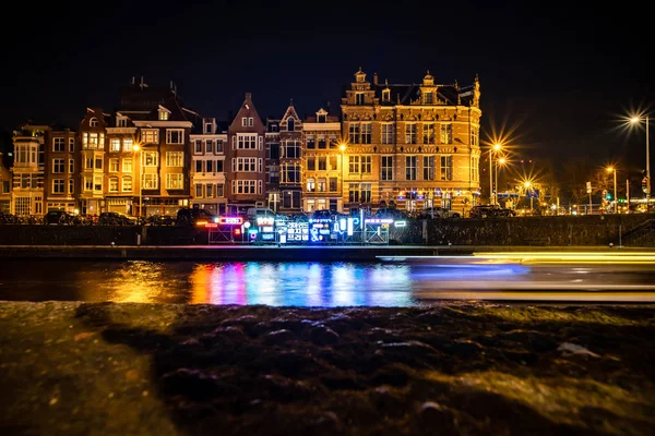 8e editie van het Amsterdam Light Festival staat onder de mott — Stockfoto