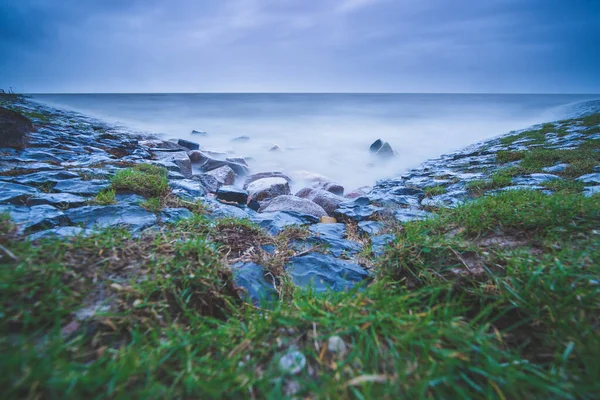 Typická Vlnolamová Výstavba Obce Hindeloopen Provincii Frísko Nizozemsku — Stock fotografie