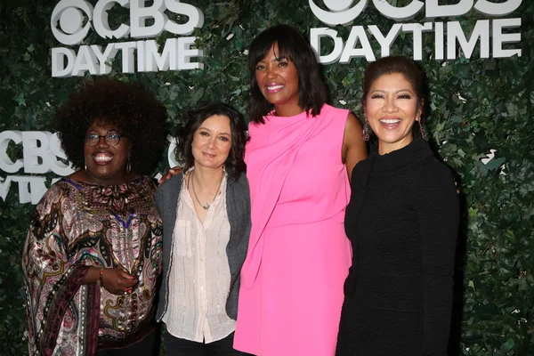 Η Σέριλ Underwood, Sara Gilbert, Aisha Τάιλερ, Julie Chen — Φωτογραφία Αρχείου