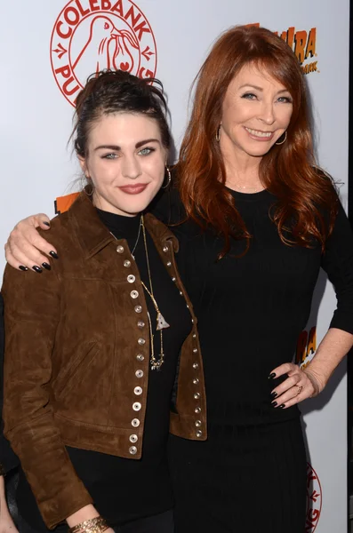 Frances Bean Cobain, Cassandra Peterson — Zdjęcie stockowe