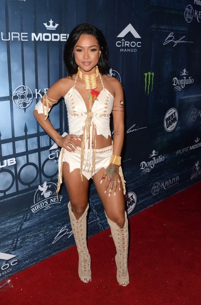 Schauspielerin karrueche tran — Stockfoto