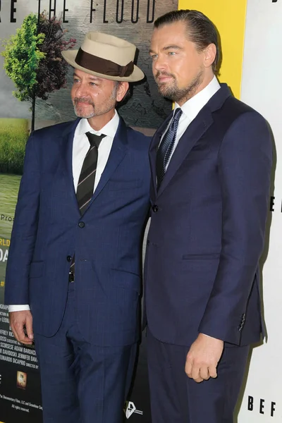 Fisher Stevens, Leo Dicaprio — Zdjęcie stockowe