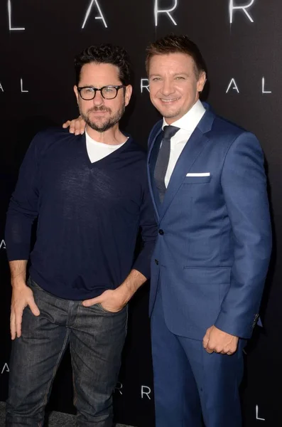 J.J. Abrams, Jeremy Renner — Stockfoto