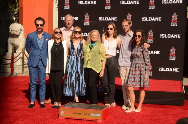 Jessica Chastain, familia — Foto de Stock