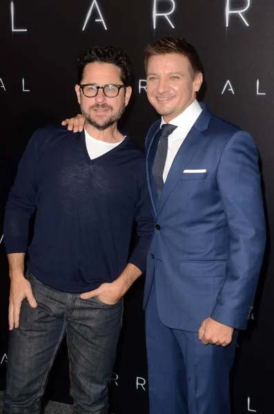 J.J. Abrams, Jeremy Renner — Stock Photo, Image