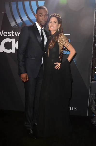 Actor Jay Pharoah with Kerri Kasem — Stock Photo, Image