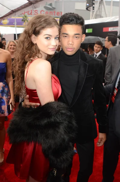 Roshon Fegan with guest — Stock Photo, Image