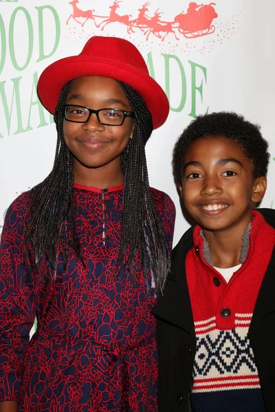 Marsai Martin, Miles Brown — Stock Photo, Image