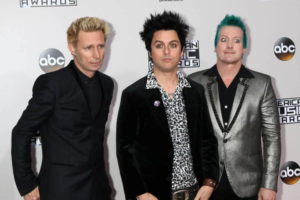 Mike Dirnt, Billie Joe Armstrong, Try Cool, Green Day — Stock Photo, Image