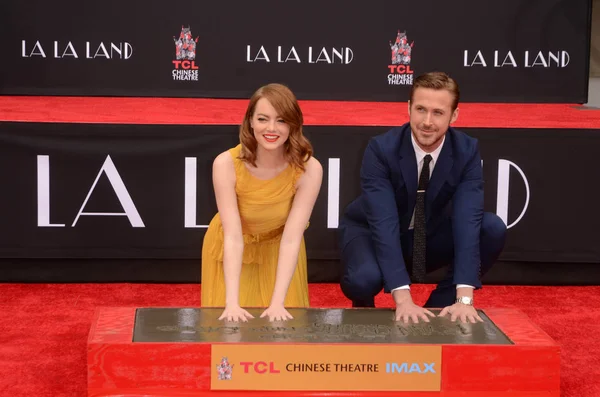 Emma Stone, Ryan Gosling — Foto Stock