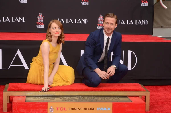 Emma Stone, Ryan Gosling — Zdjęcie stockowe