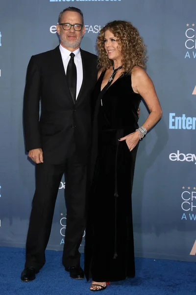 Rita wilson en tom hanks — Stockfoto