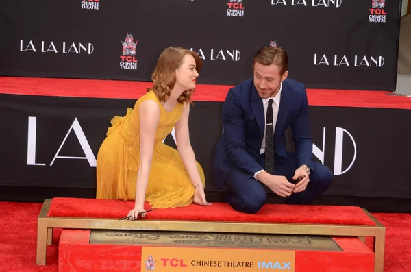 Emma Stone, Ryan Gosling — Foto de Stock