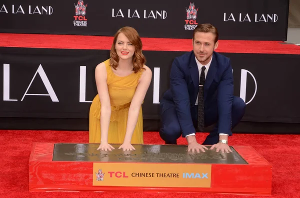 Emma Stone, Ryan Gosling — Stock Photo, Image