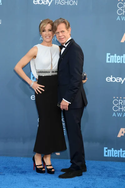 Felicity Huffman with William H Macy — Stock Photo, Image