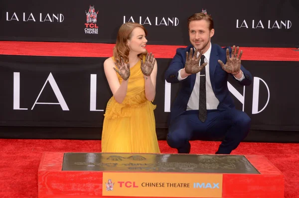 Emma Stone, Ryan Gosling — Foto de Stock