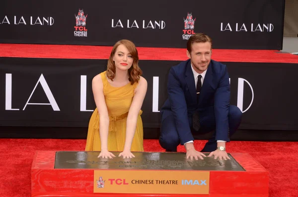 Emma Stone, Ryan Gosling — Stockfoto