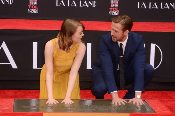 Emma Stone, Ryan Gosling — Foto de Stock