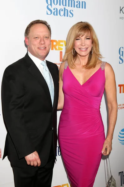 Steve Fenton, Leeza Gibbons — Stock Photo, Image