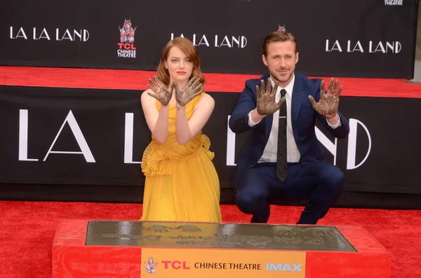 Emma Stone, Ryan Gosling — Fotografia de Stock