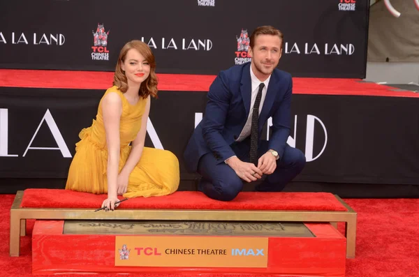 Emma Stone, Ryan Gosling — Stock Photo, Image