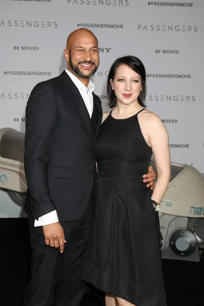 Keegan-Michael Key with Elisa Pugliese — Stock Photo, Image