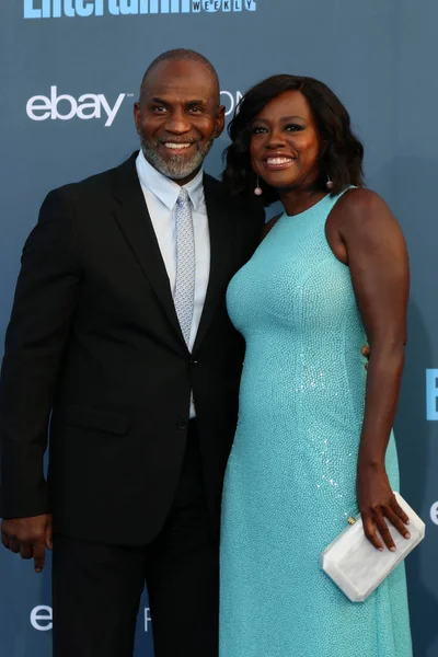 Julius Tennon with Viola Davis — Stock Photo, Image