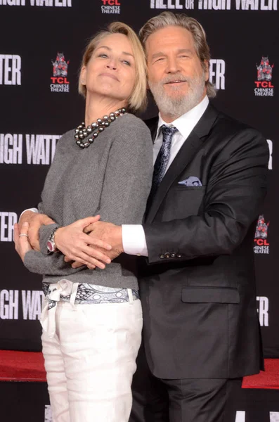 Jeff Bridges en Sharon Stone — Stockfoto