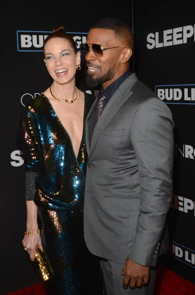 Michelle Monaghan, Jamie Foxx — Foto Stock