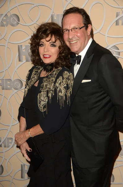 Joan Collins, Percy Gibso — Stock Photo, Image