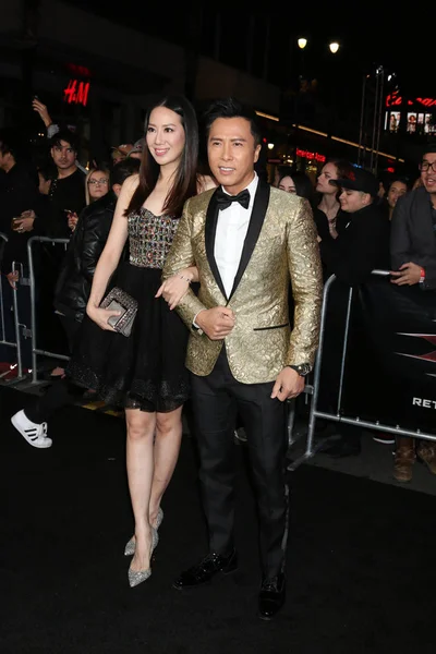 Oyuncu Donnie Yen ve Cissy Wang — Stok fotoğraf