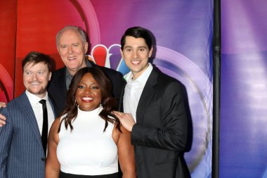 aktörler Steven Boyer, John Lithgow, Nick D'Agost ve oyuncu Sherri Shepherd