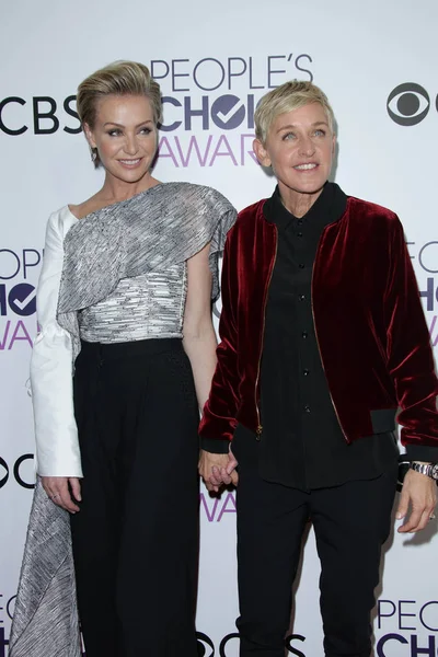 Portia de Rossi, Ellen Degeneres — Stock Photo, Image