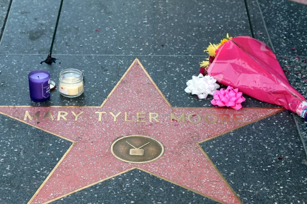 Mary Tyler Moore Hollywood Walk Fame Hollywood — ストック写真