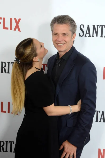 Drew Barrymore, Timothy Olyphant — Stockfoto