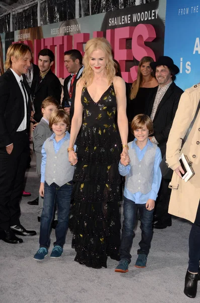 Nicole Kidman, Cameron Crovetti, Nicholas Crovetti — Fotografia de Stock