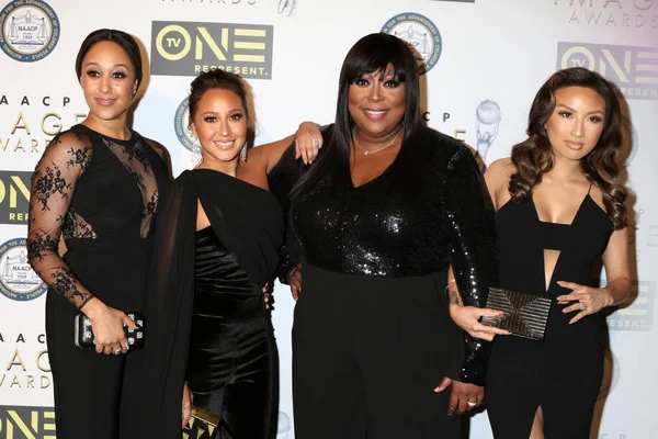 Tamara Mowry-Housley, Adrienne Bailon Houghton, Loni aşk, Jeannie Mai — Stok fotoğraf