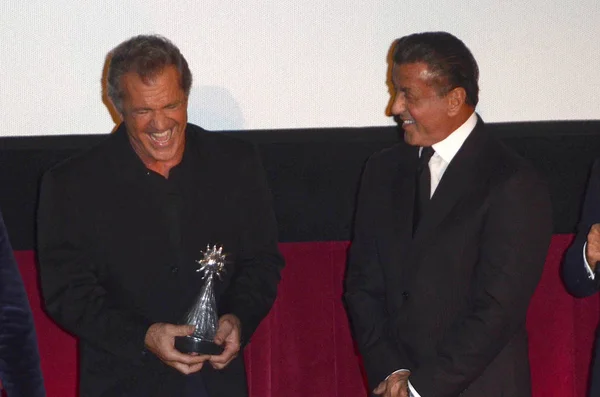 Mel Gibson, Sylvester Stallone — Stock fotografie