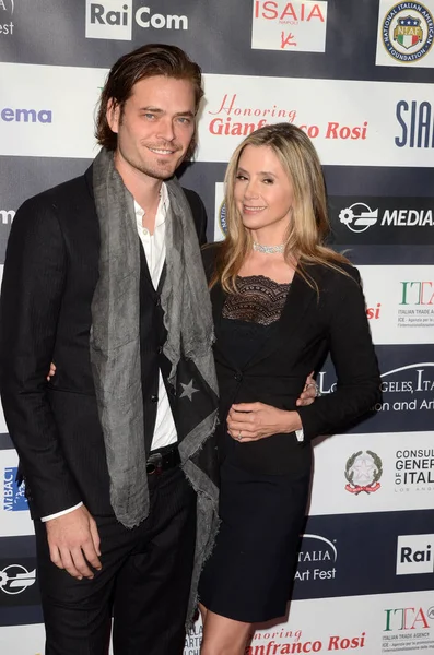 Christopher Backus, Mira Sorvino — Stockfoto