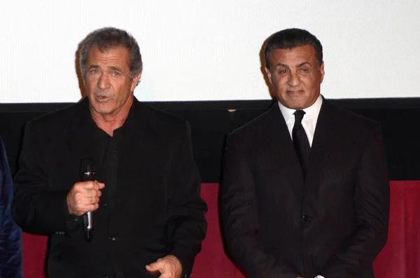 Mel Gibson, Sylvester Stallone — Stockfoto