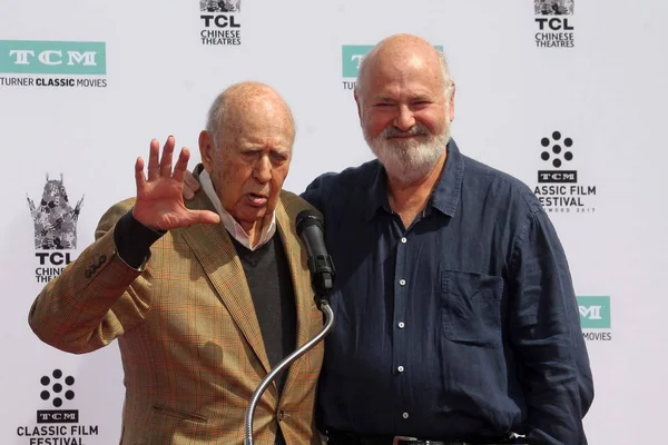 Carl Reiner, Rob Reiner — Stockfoto