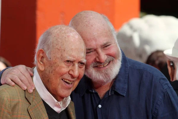 Carl Reiner, Rob Reiner — Zdjęcie stockowe