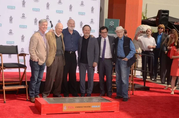 Tom Bergeron, Carl Reiner, Rob Reiner, Billy Crystal, Ben Mankiewicz, Norman Lea — Stok fotoğraf