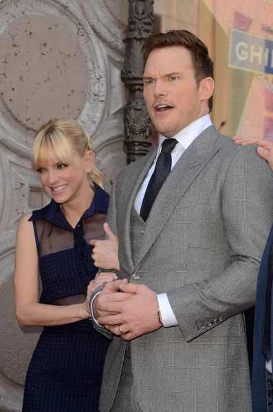 Anna faris, chris pratt — Foto Stock